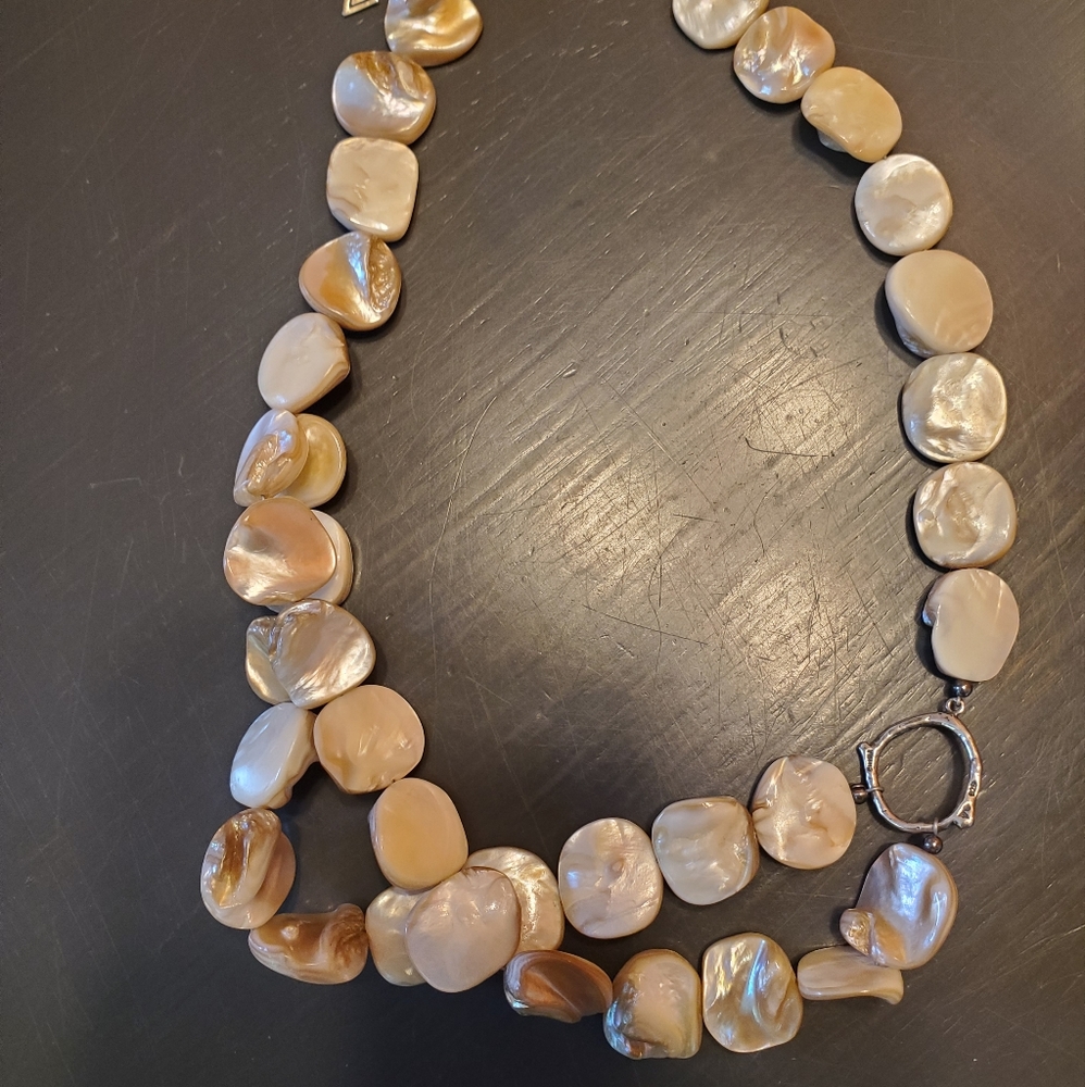 Silpada Mother of Pearl and Sterling Necklace